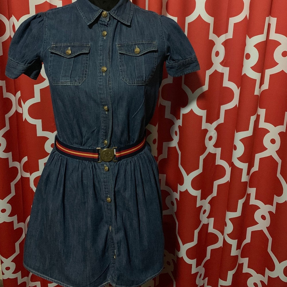 POLO RALPH LAUREN GIRLS JEAN DRESS